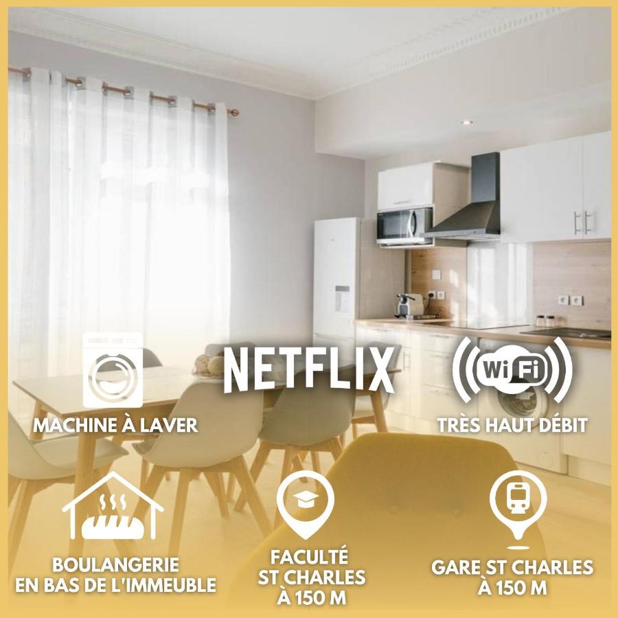Flat Saint Charles Apartment Marseille Bagian luar foto